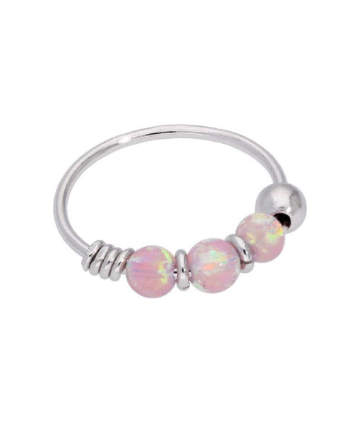 AB-7473_9nm_White_Gild_Pink_Opal_Beads_Nose_Ring