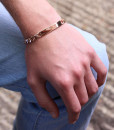 AC-0233_Rose_Gild_Plated_Heavy_Silver_8_ID_Bracelet_View_2