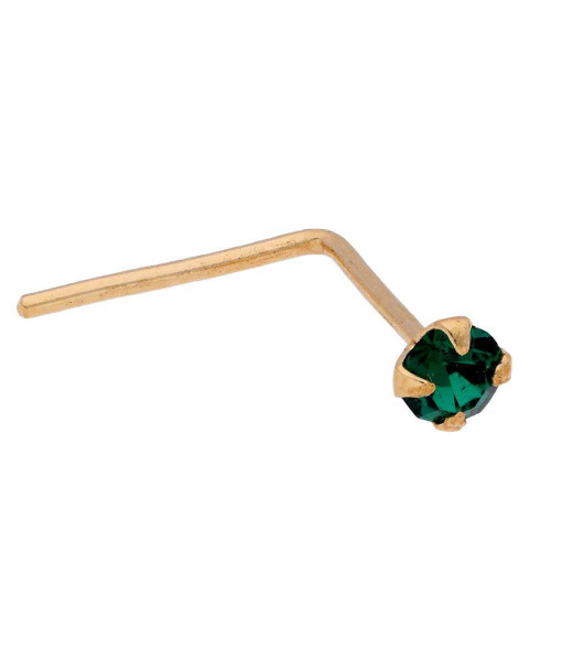 AC-2807_9nm_Gild_2mm_Emerald_L_Shaped_Nose_Stud