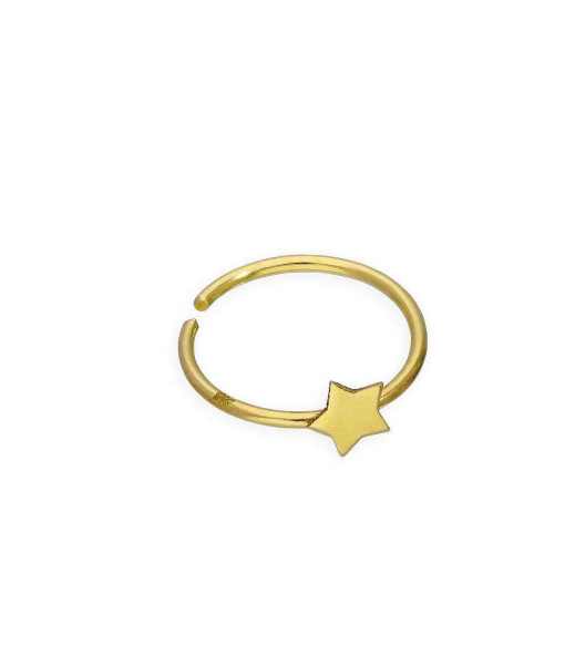 AMJ-402_9nm_Gild_Star_Open_Nose_Hoop_Ring_24Ga