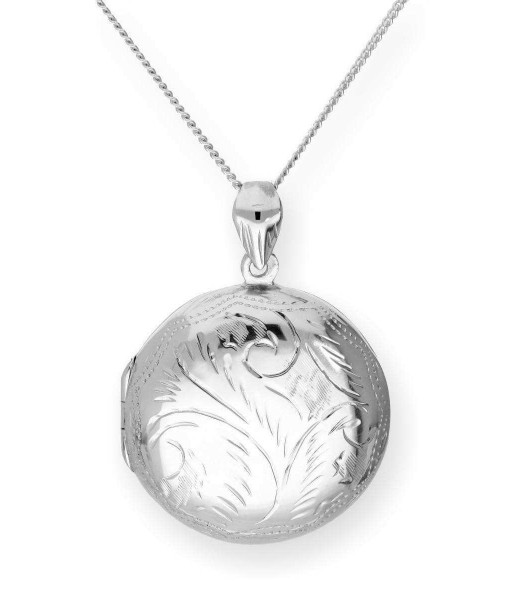 BKT-081-4DC_Large_Sterling_Silver_Engraved_Round_Locket_on_Chain_16_24_Inches