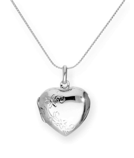 BKT-084-0615_Sterling_Silver_Engravable_Floral_Heart_Locket_on_Chain_16_22_Inches