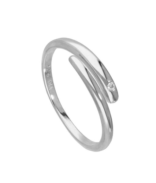 CHZ-1587_Sterling_Silver_Genuine_Diamond_Adjustable_Swirl_Ring