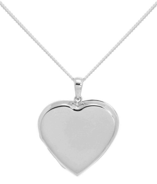 HAR-0483-4DC_Large_Sterling_Silver_Heart_Locket_on_Diamond_Cut_Chain_16_24_Inches