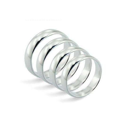 PSJ-0024_Sterling_Silver_Handcrafted_5mm_Round_Wedding_Band_Ring