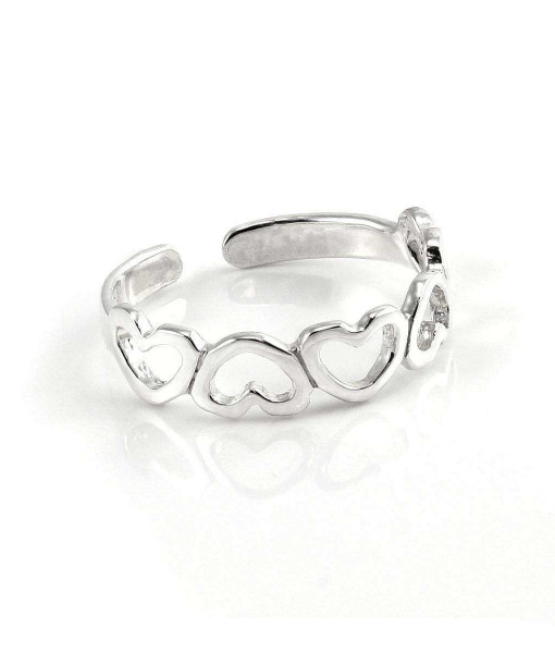 PSJ-067_Plain_Sterling_Silver_4mm_Adjustable_Inverted_Hearts_Band_Toe_Ring