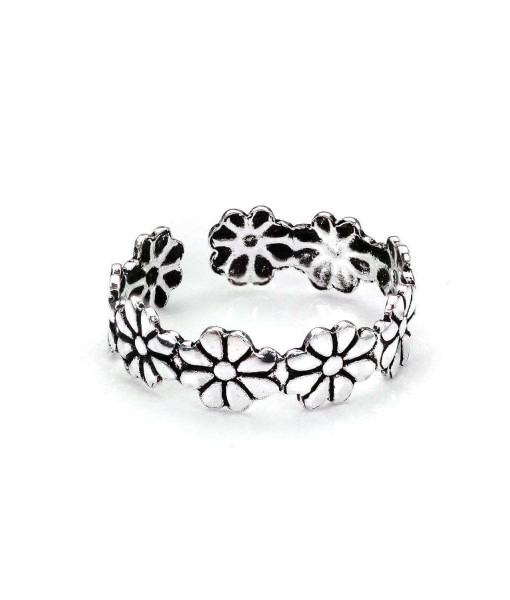 PSJ-305_Sterling_Silver_Daisy_Flower_Toe_Ring